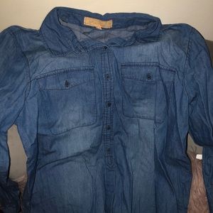 Jean Button up shirt